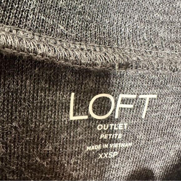 Loft XXS-Small Gray Top - Picture 5 of 5